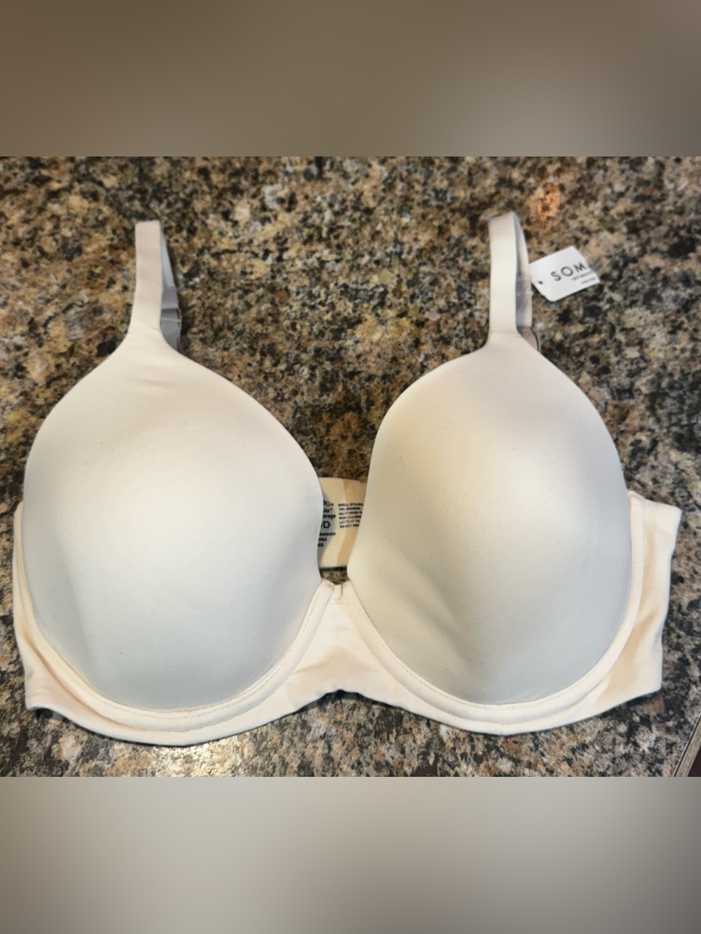 Soma Women’s Embraceable Full Perfect Coverage Bra Nude Tan Size 34DD Underwire